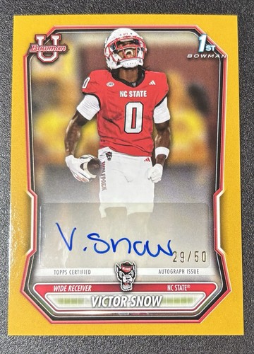 2026 bowman victor snow gold - victor,