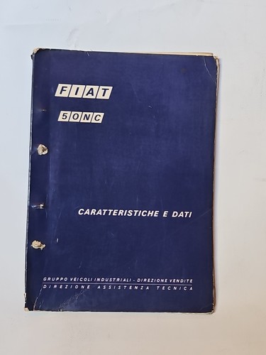 1972 fiat 50nc catalogo - 50nc,